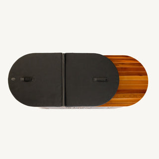 Master your health with the Helsi Ice Plunge, the only ice bath crafted to the same unrivalled quality and aesthetic standards that define the Clearlight® Saunas brand. Includes insulated lid, charcoal colour.