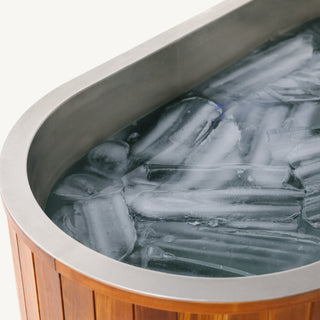 Helsi Ice Plunge - not impressed with the Odin ice bath reviews? Helsi: high-spec ice bath. No plumbing required. Automated ice creation. Integrated all-in-one unit. Triple Cleaning Process. Indoor & Outdoor Use.