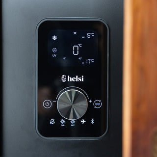 Helsi Ice Plunge - high-spec ice bath. No plumbing required. Automated ice creation. Integrated all-in-one unit. Triple Cleaning Process. Indoor & Outdoor Use.