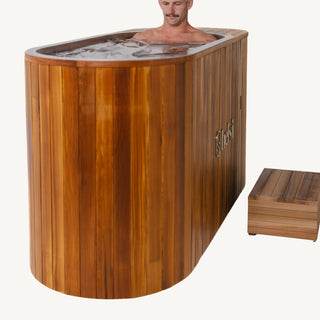Helsi Ice Plunge - Master your health with the Helsi Ice Plunge, the only ice bath crafted to the same unrivalled quality and aesthetic standards that define the Clearlight® Saunas brand. No plumbing required. Automated ice creation. Integrated all-in-one unit. Triple Cleaning Process. Indoor & Outdoor Use.